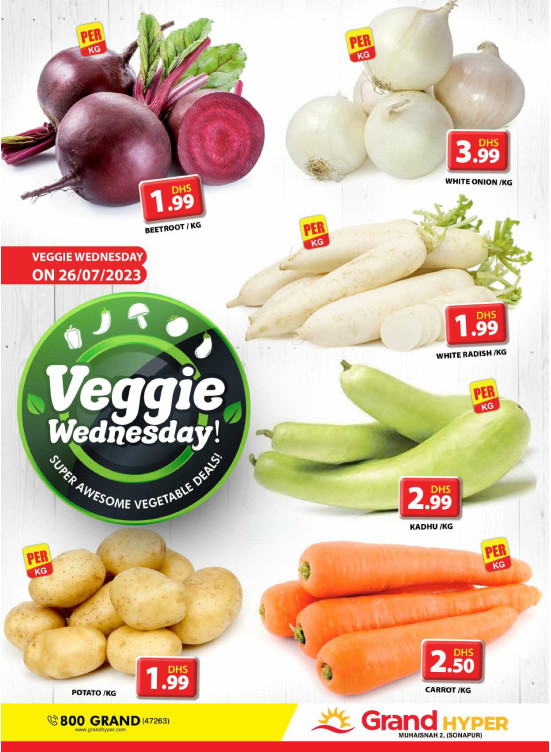 Veggie Wednesday - Grand Hyper Muhaisnah