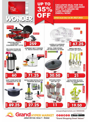 Wonder Deals - Grand Hypermarket Jebel Ali