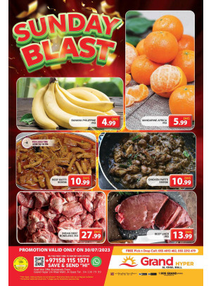 Sunday Blast - Grand Hyper Al Khail Mall