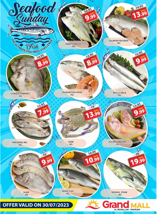 Seafood Sunday - Grand Mall Sharjah