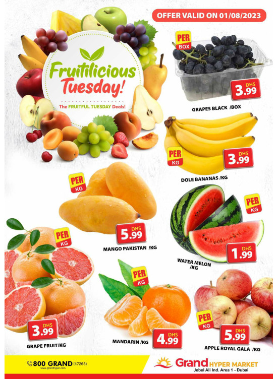 Fruitilicious Tuesday - Grand Hyper Al Khail Mall