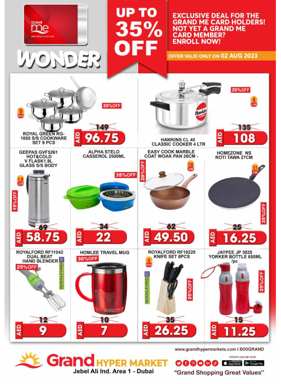 Wonder Deals - Grand Hypermarket Jebel Ali