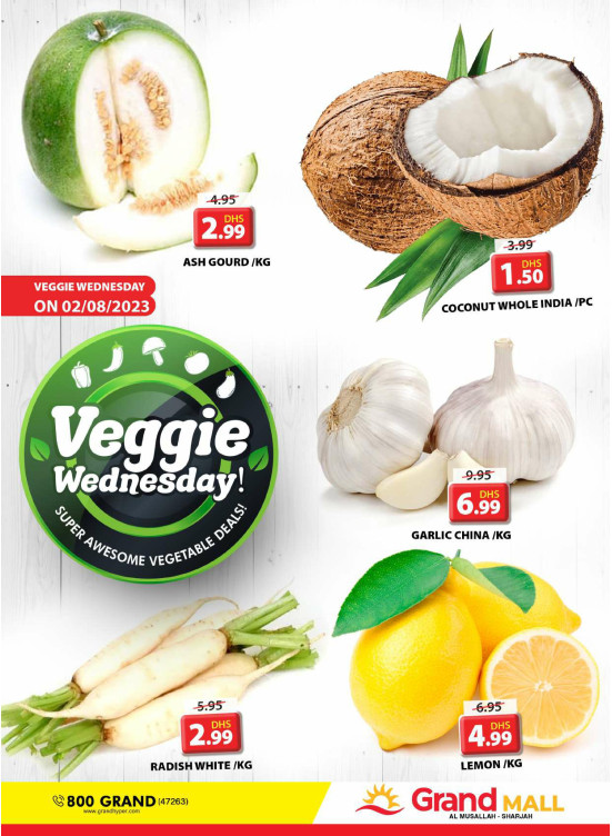 Veggie Wednesday - Grand Mall Sharjah