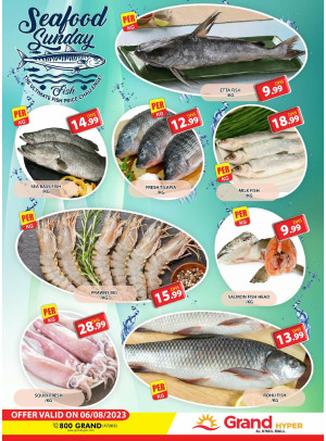 Seafood Sunday - Grand Hyper Al Khail Mall