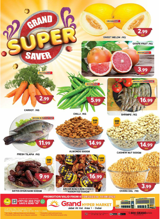 Grand Super Saver - Grand Hypermarket Jebel Ali