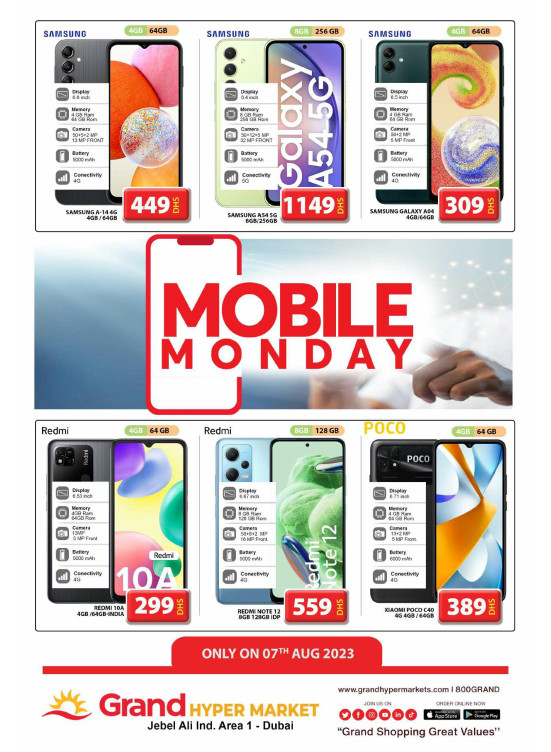 Monday Deals - Grand Hypermarket Jebel Ali