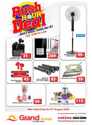 Hourly Deals - Grand Hyper Al Khail Mall