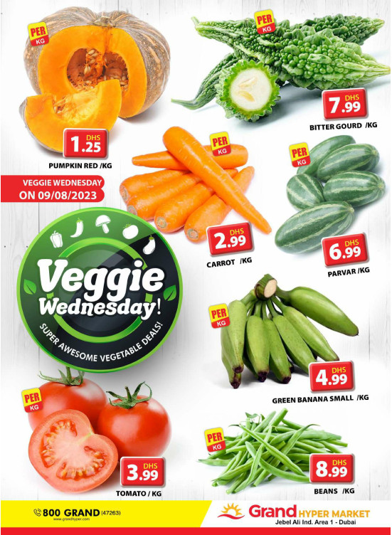 Veggie Wednesday - Grand Hypermarket Jebel Ali