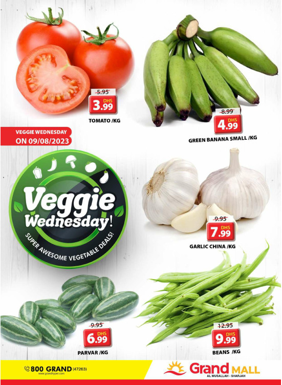 Veggie Wednesday - Grand Mall Sharjah