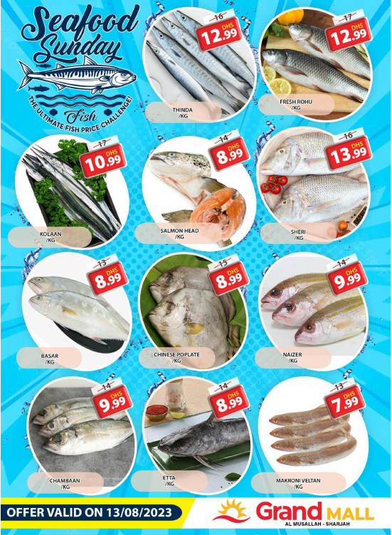Seafood Sunday - Grand Mall Sharjah