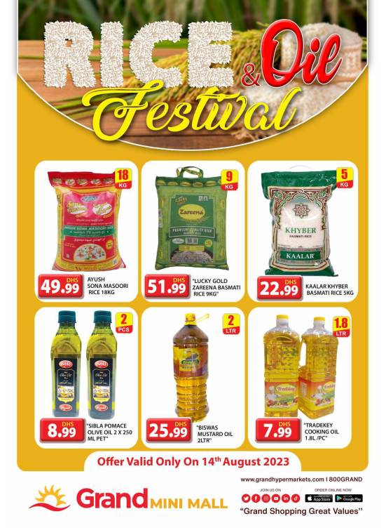 Rice & Oil Festival - Grand Mini Mall