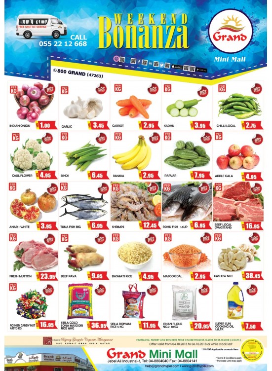 Weekend Bonanza - Grand Mini Mall
