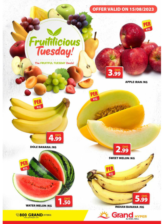 Fruitilicious Tuesday - Grand Hyper Al Khail Mall