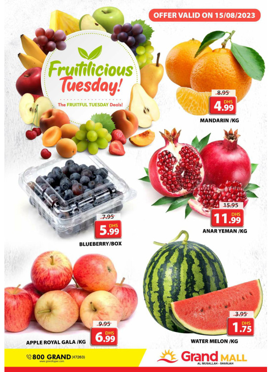 Fruitilicious Tuesday - Grand Mall Sharjah