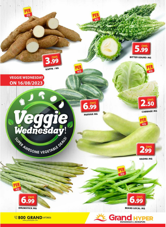 Veggie Wednesday - Grand Hyper Muhaisnah