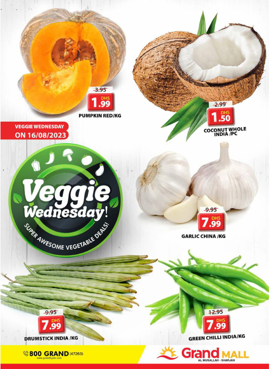Veggie Wednesday - Grand Mall Sharjah