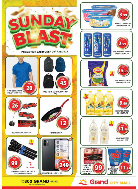 Sunday Blast - Grand City Mall