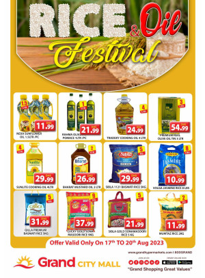 Rice & Oil Festival - Grand City Mall