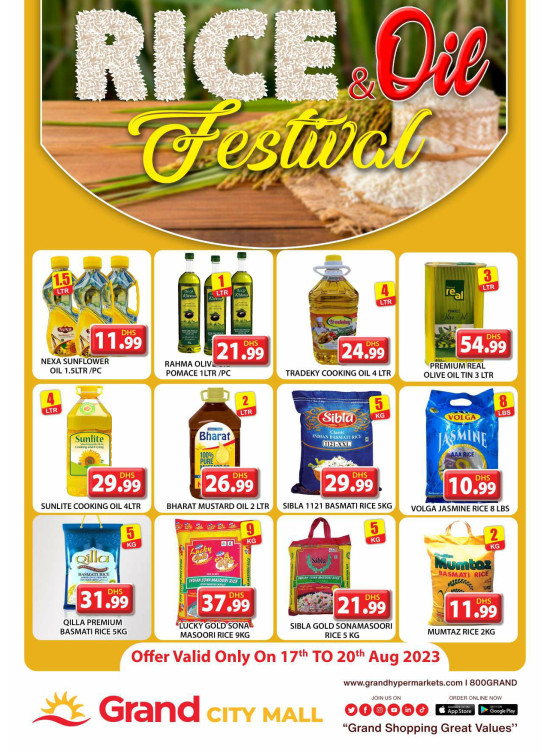 Rice & Oil Festival - Grand City Mall