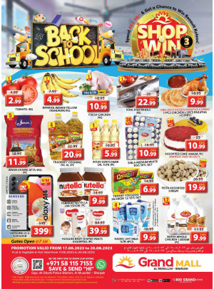 Weekend Offers - Grand Mall Sharjah