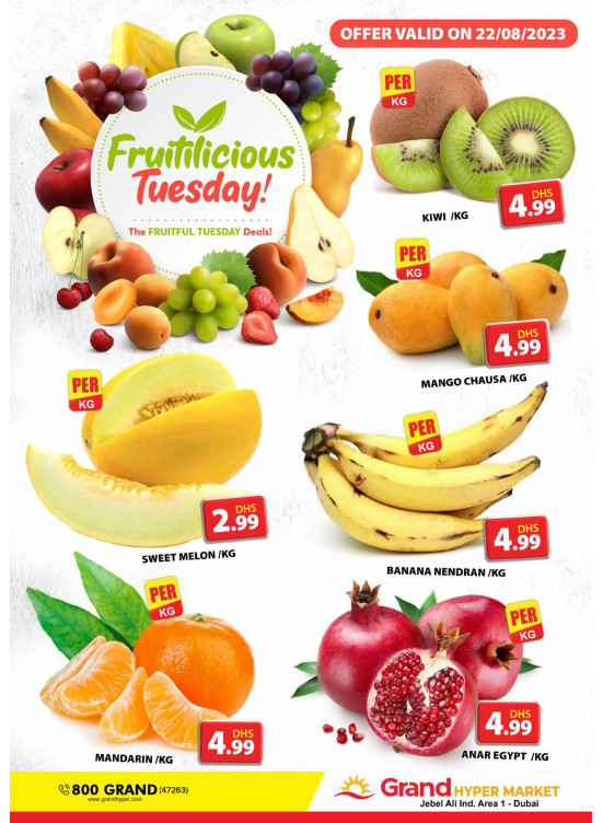 Fruitilicious Tuesday - Grand Hypermarket Jebel Ali