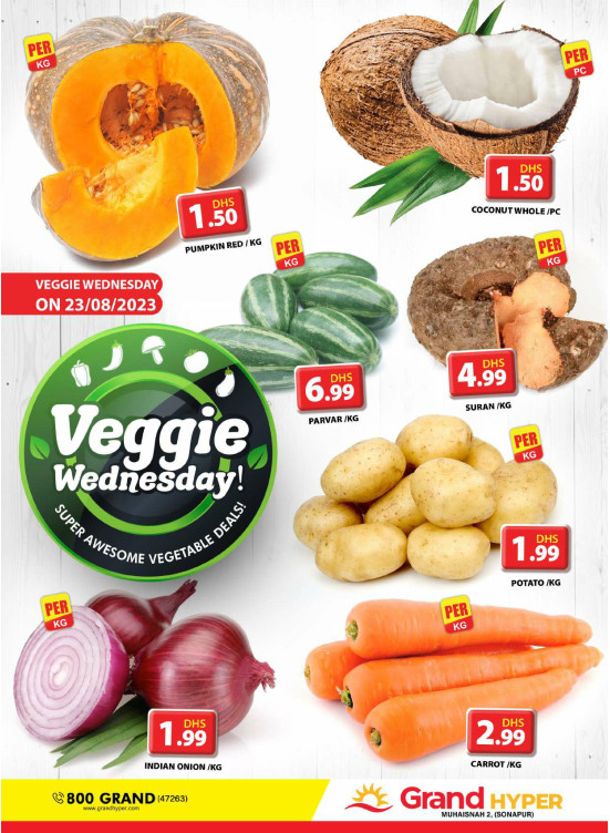 Veggie Wednesday - Grand Hyper Muhaisnah
