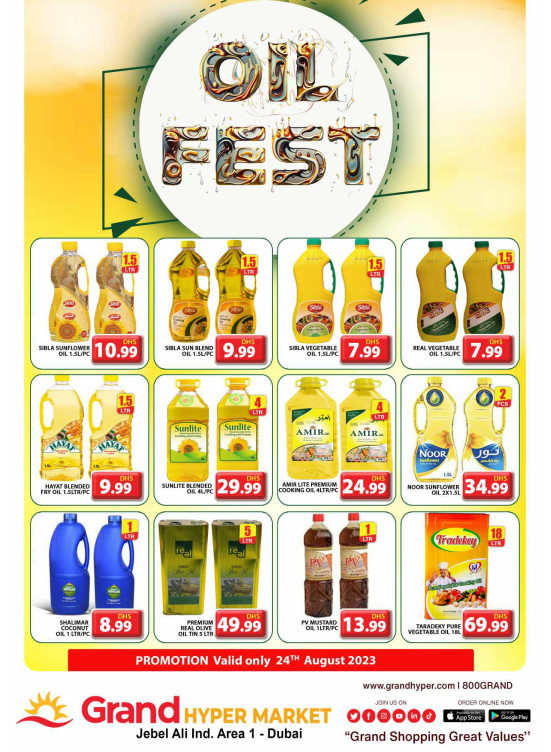 Oil Fest - Grand Hypermarket Jebel Ali