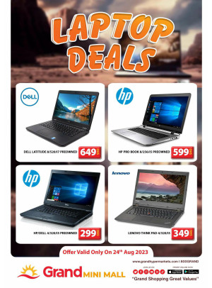Laptop Deals - Grand Mini Mall