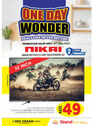 One Day Wonder - Grand City Mall