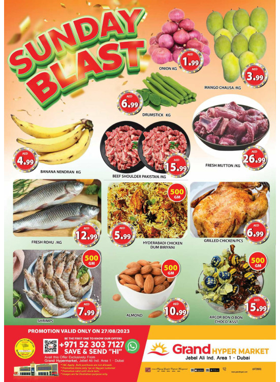 Sunday Blast - Grand Hypermarket Jebel Ali