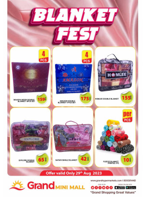 Blanket Fest - Grand Mini Mall