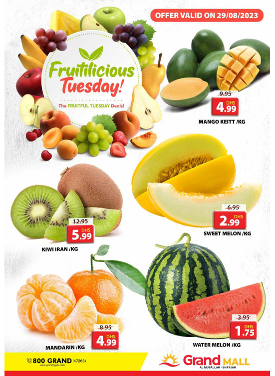 Fruitilicious Tuesday - Grand Mall Sharjah