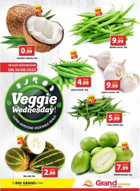 Veggie Wednesday - Grand Hyper Al khail Mall