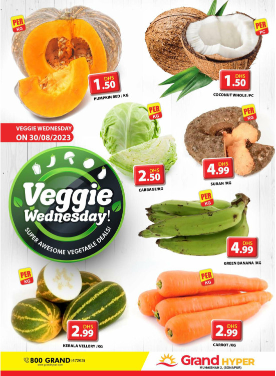Veggie Wednesday - Grand Hyper Muhaisnah