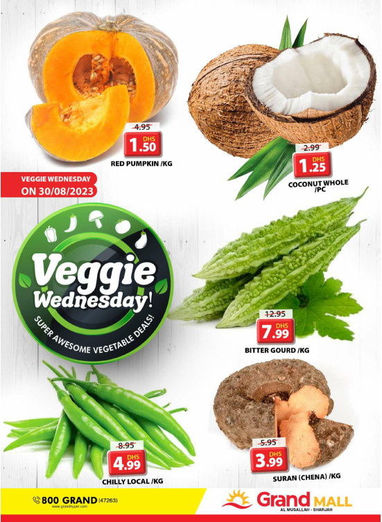 Veggie Wednesday - Grand Mall Sharjah