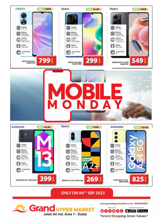 Monday Deals - Grand Hypermarket Jebel Ali