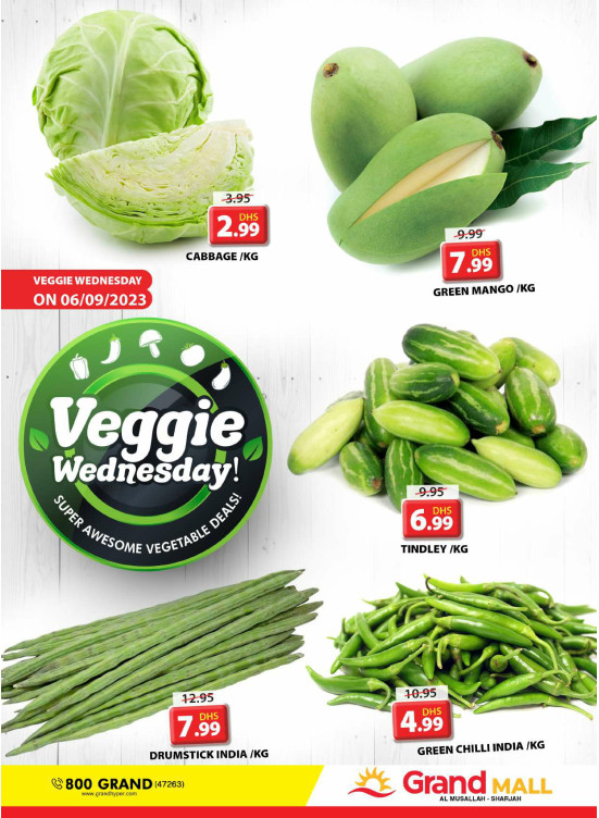 Veggie Wednesday - Grand Mall Sharjah