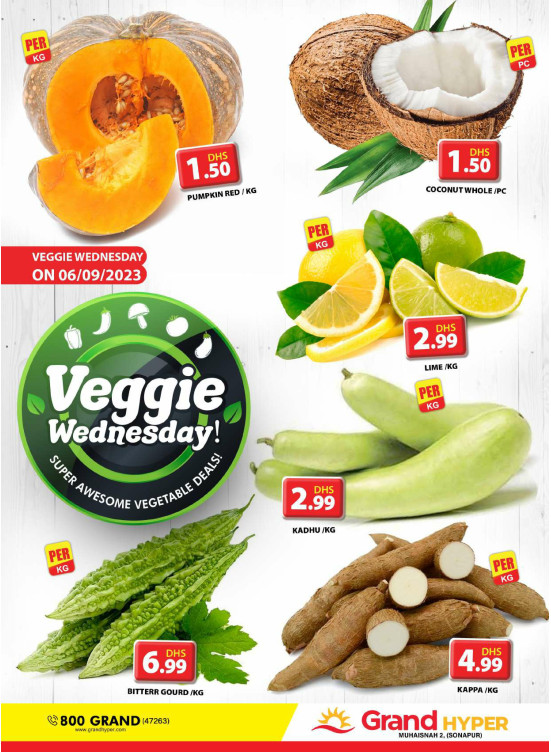 Veggie Wednesday - Grand Hyper Muhaisnah