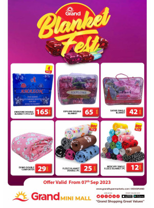 Blanket Fest - Grand Mini Mall