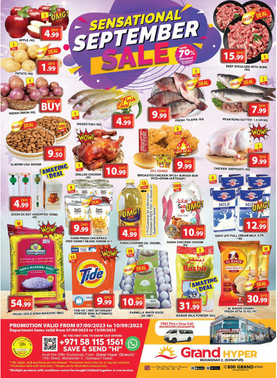 Weekend Deals - Grand Hyper Muhaisnah