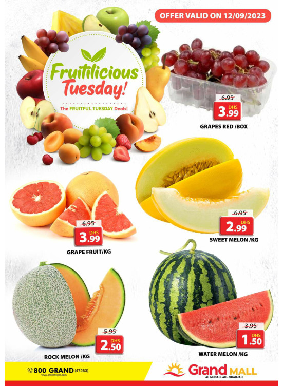 Fruitilicious Tuesday - Grand Mall Sharjah