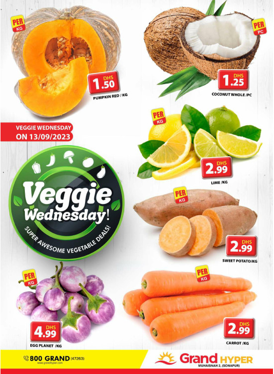 Veggie Wednesday - Grand Hyper Muhaisnah