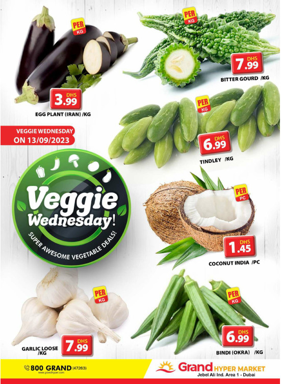Veggie Wednesday - Grand Hypermarket Jebel Ali