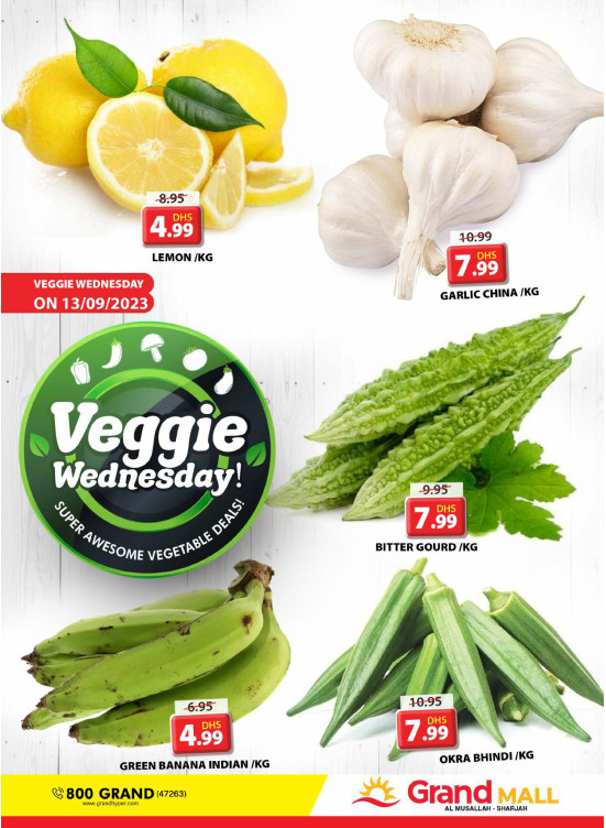Veggie Wednesday - Grand Mall Sharjah