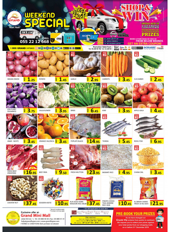 Weekend Special Offers - Grand Mini Mall