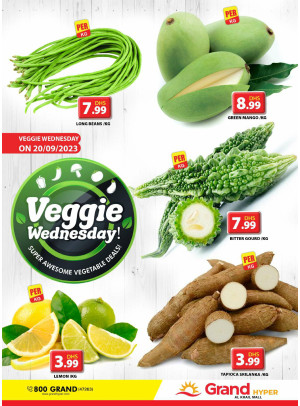 Veggie Wednesday - Grand Hyper Al khail Mall