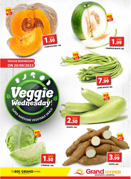 Veggie Wednesday - Grand Hyper Muhaisnah