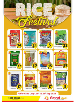 Rice Festival - Grand Mall Sharjah