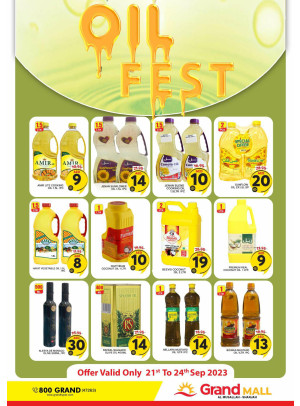 Oil Fest - Grand Mall Sharjah