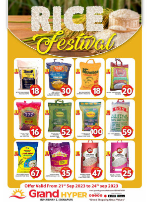 Rice Festival - Grand Hyper Muhaisnah